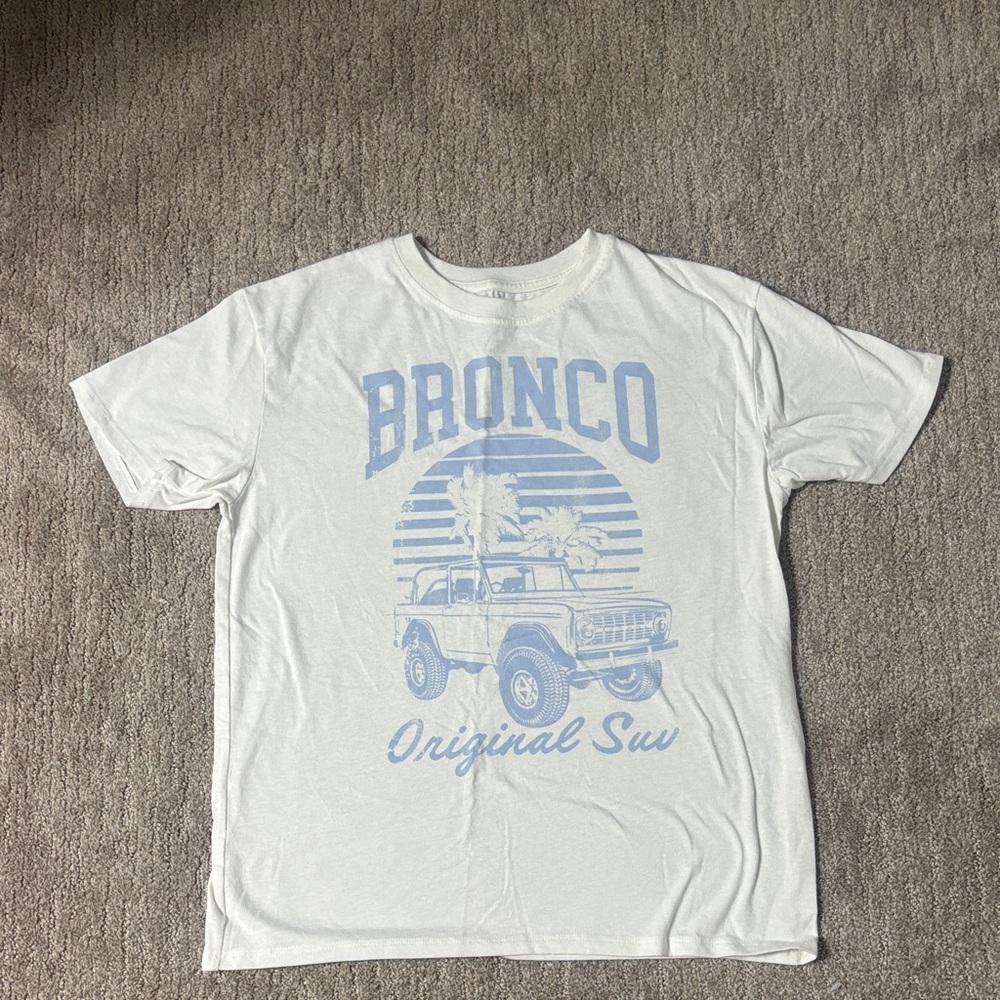 Art Class White and Blue Kids Short Sleeve Tee